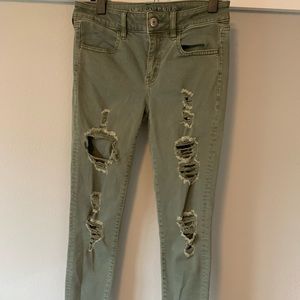 American Eagle ripped jeans